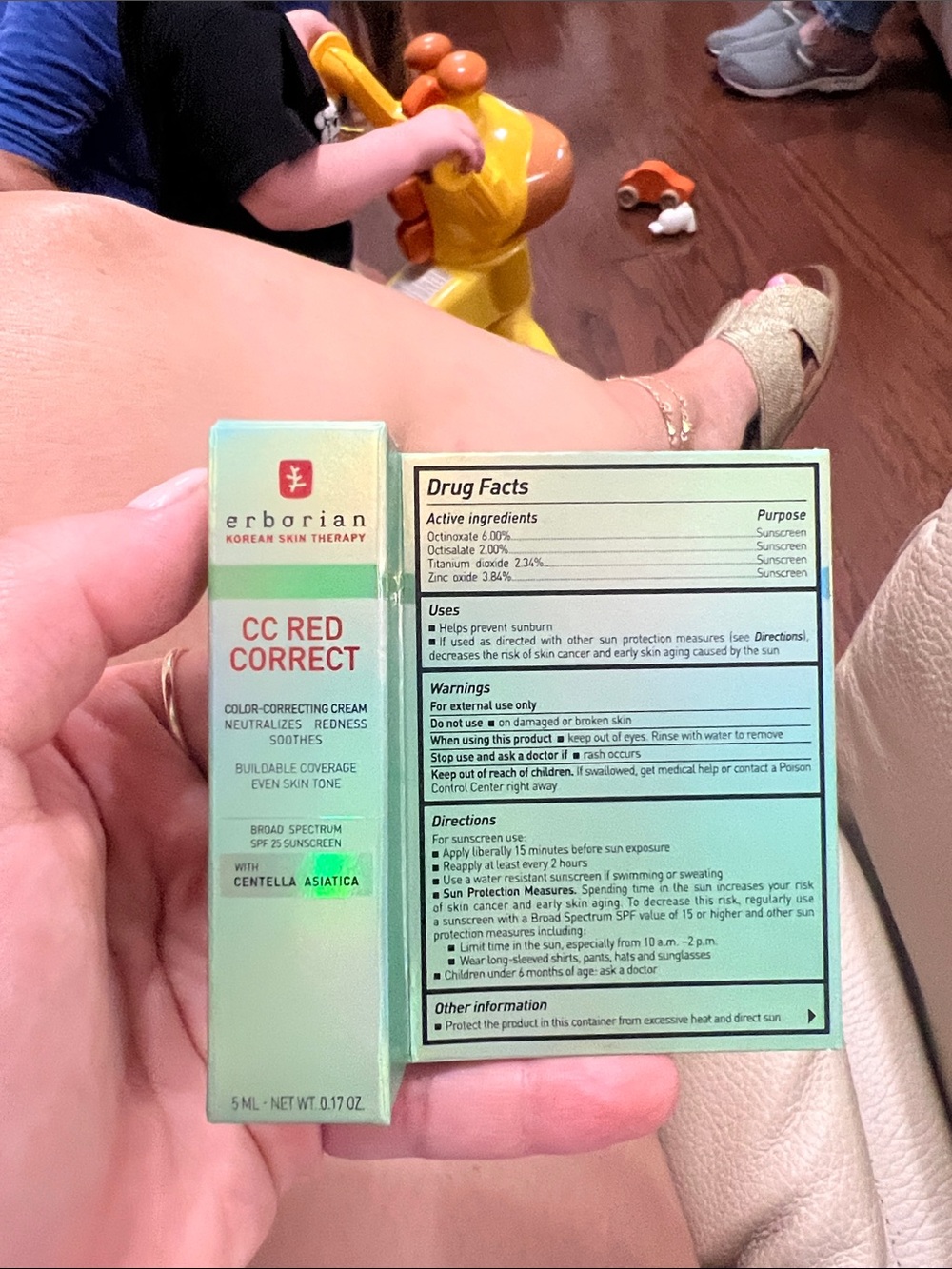 CC Red Correct Color-Correcting Cream